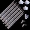 Suction Cup Oxygen Tube Air Curtain for Even Oxygen Distribution Home and Office FishTanks Oxygenation Device 2PCS