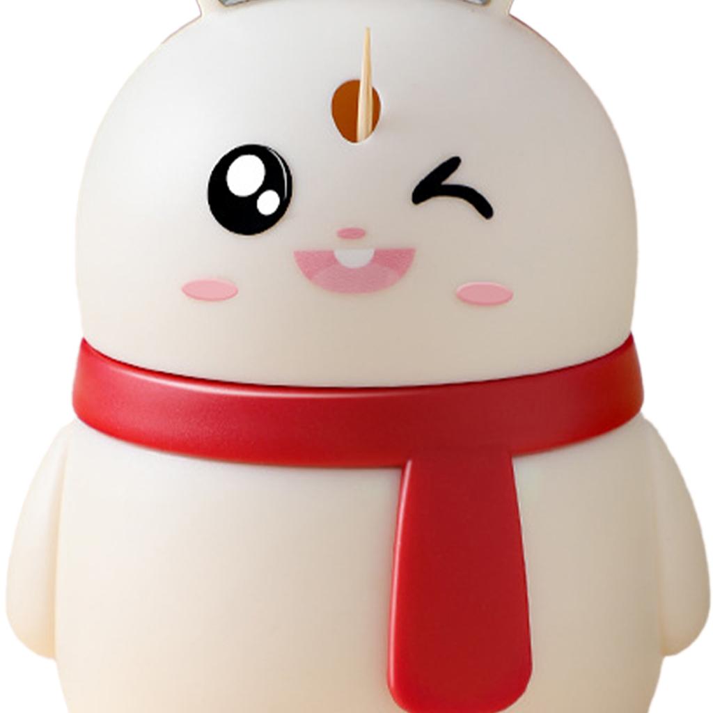 Niedlicher Zahnstocherhalter Spender Tragbarer Kunststoff Lustig Dekorativ Zahnstocherbehälter Aufbewahrungsbox für Küche