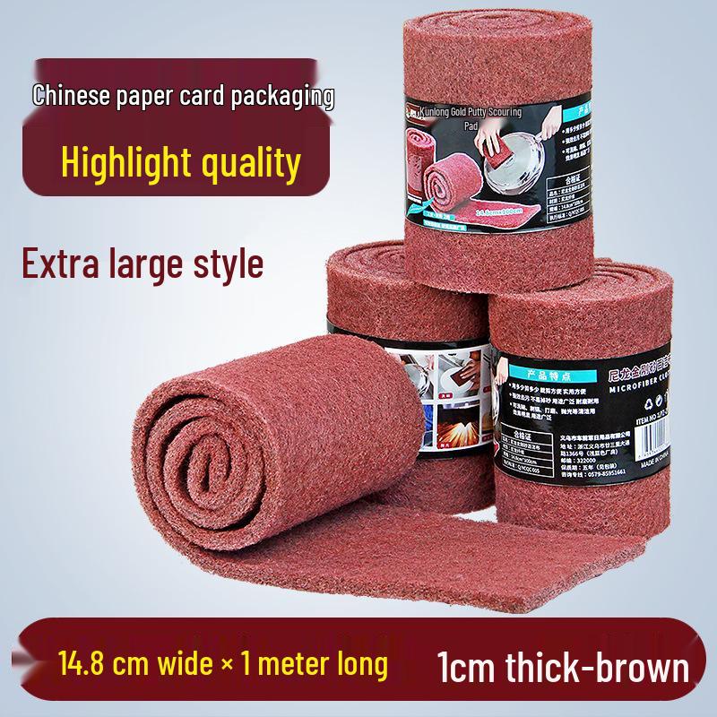 Stainless Steel Emery Scouring Pad for Dishwashing and Rust Removal