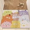 Cartoon Entry Silk Circle Floor Mat Little Monster Door Entrance Porch Foot Mat Pvc Household Tailor Carpet