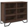 VidaXL Buffet chêne marron 91x35,5x74,5 cm bois d'ingénierie 848553