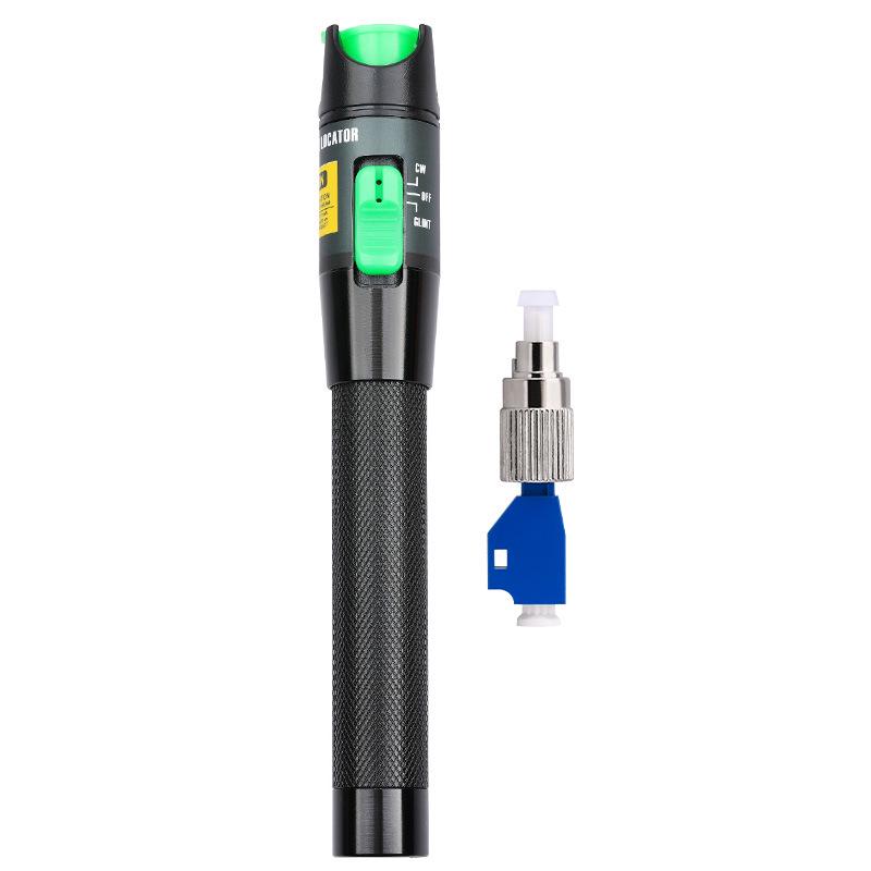 5mW Fiber Optic Red Light Fault Detector Pen with Pigtail Patch Cord, 5 Km Range