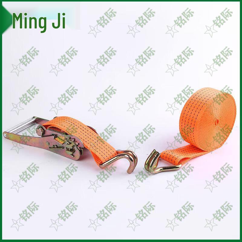 Mingji 5-Ton 12M Double Hook Ratchet Tie-Down Strap