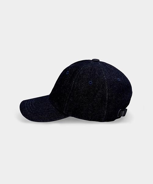 ERRORS EXCEPTED H001 Off-Denim Ball Cap (Dark Indigo)