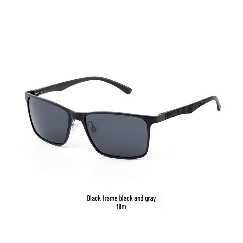 Aluminum-Magnesium Polarized UV Protection Square Sunglasses