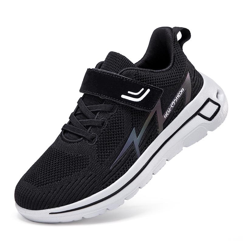 

New men s sports shoes summer mesh breathable light in the elderly walking shoes Velcro casual shoes 36