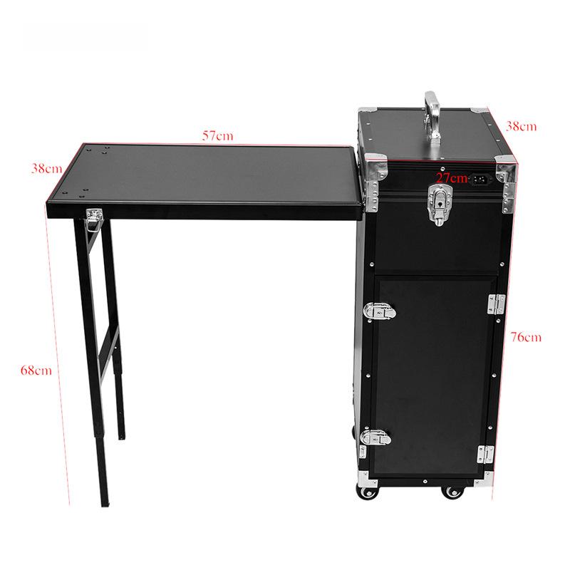 High-End Portable Beauty & Tattoo Makeup Trolley, Professional Storage Box, Nail Tool Case