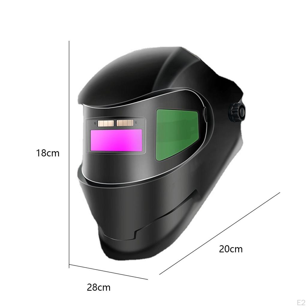 Welding Face Cover Large Viewing Screen Panoramic Flip Up