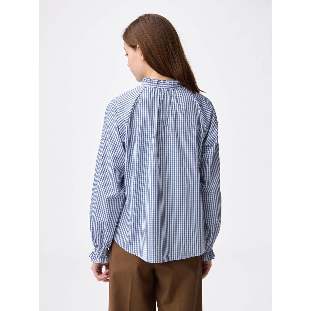 Uniqlo Gu Frill Neck Blouse