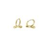 Simple Metal Cross Ear Buckle Fashion Trend Simple Earrings Women'S High Sense Versatile Cold Wind Ear Jewelry
