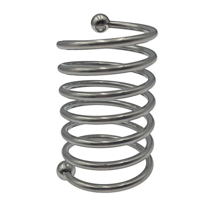 Inel Cock & Cage Dilator din Oțel Inoxidabil Jucărie pentru Plăcere și Preliminarii