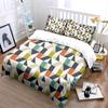 Geometrisches Muster Dreiteiliges Set Mehrere Größen Kinder- Und Erwachsenen-Schlafzimmer Exquisites 3-teiliges Bettwäsche-Set, Geschenk