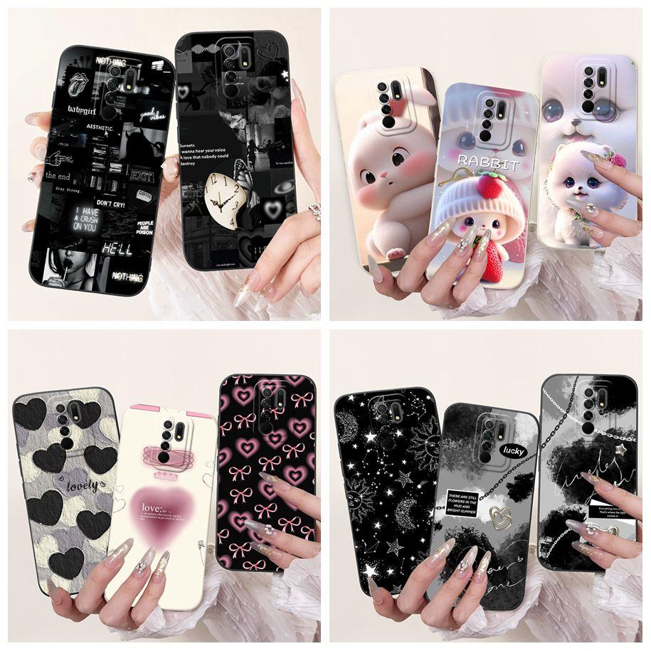 For Xiaomi Redmi 9 Prime Case Luxury Space Painted Shockproof Silicone Soft TPU Back Cover For Xiaomi Redmi 9 Funda Redmi9 Shell