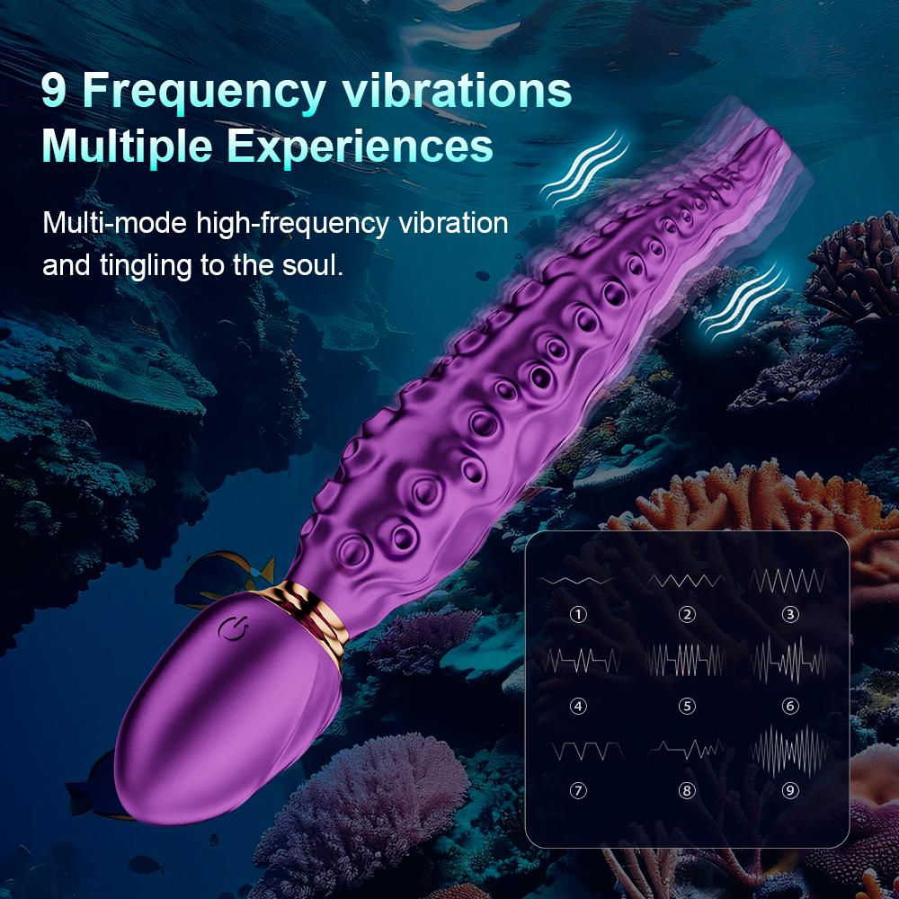 Octopus Tentacle Anal Vibrator for Women 360° Rotation Vagina Nipple Massager Male Prostate Massager Erotic Sex Toys for Women