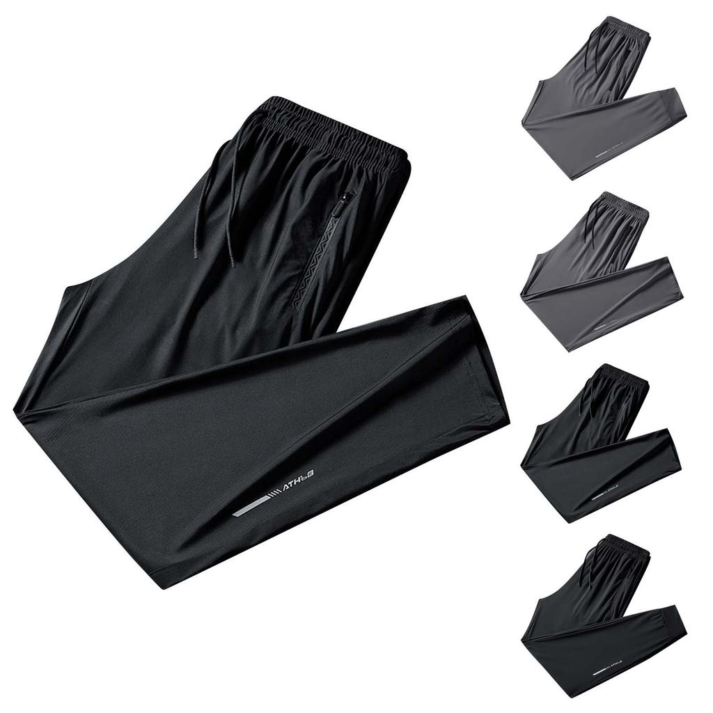 Spring Outdoor Men's Long Pants Straight Leg Loose Sports Sweatpants Versatile Casual Pants