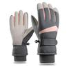 Unisex Fleece-Lined Waterproof Ski Gloves Non-Slip Outdoor Cycling Touchscreen Winter Gear