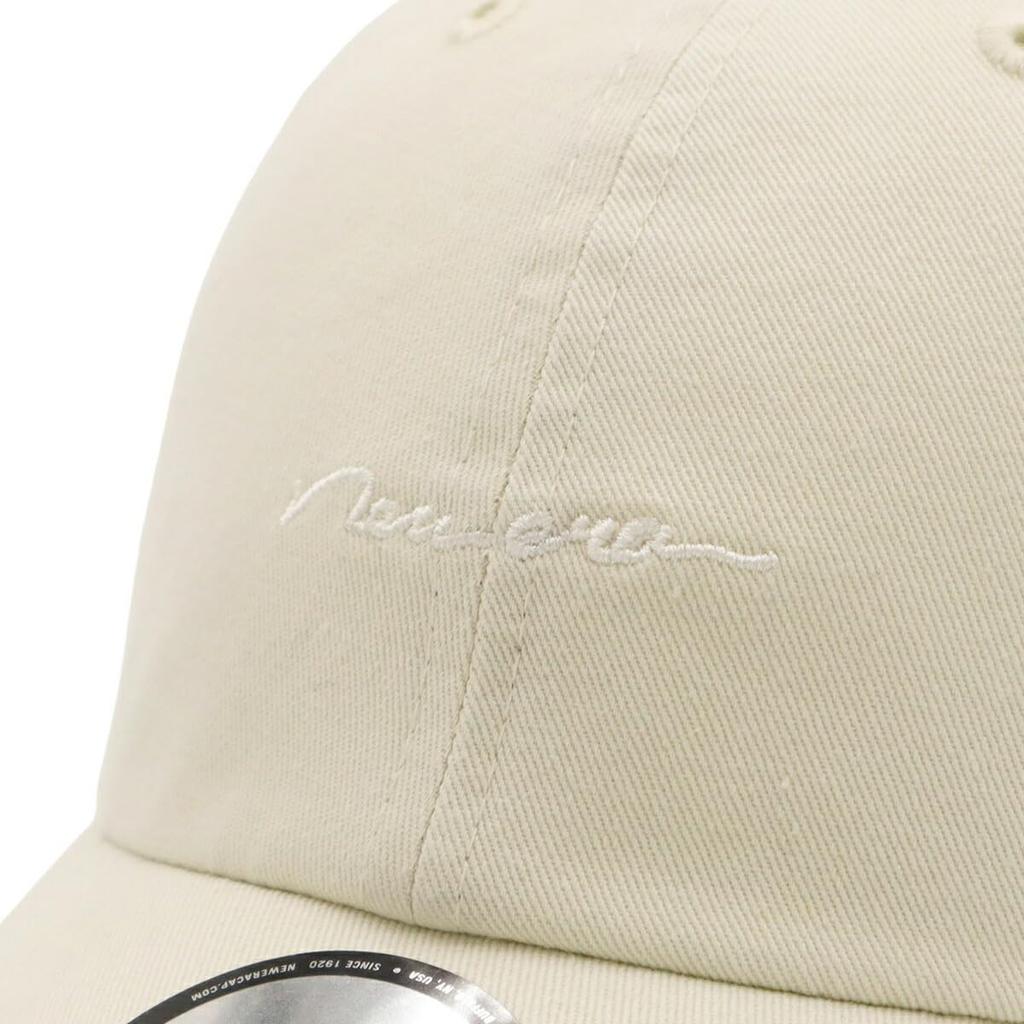 New Era Casual Classic Handwritten Logo ONSPOTZ Casual Classic Washed Handwritten Logo Cap, Exclusive, Taupe, Free, Cotton,