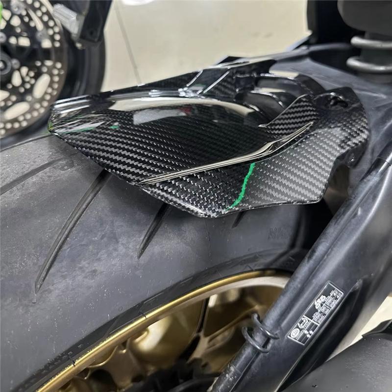 A16P-Carbon Fiber Rear Fender Splash Guard For R1 R1M 2009- 2024 MT10 FZ10 2016-  Mudguard Replacement Part