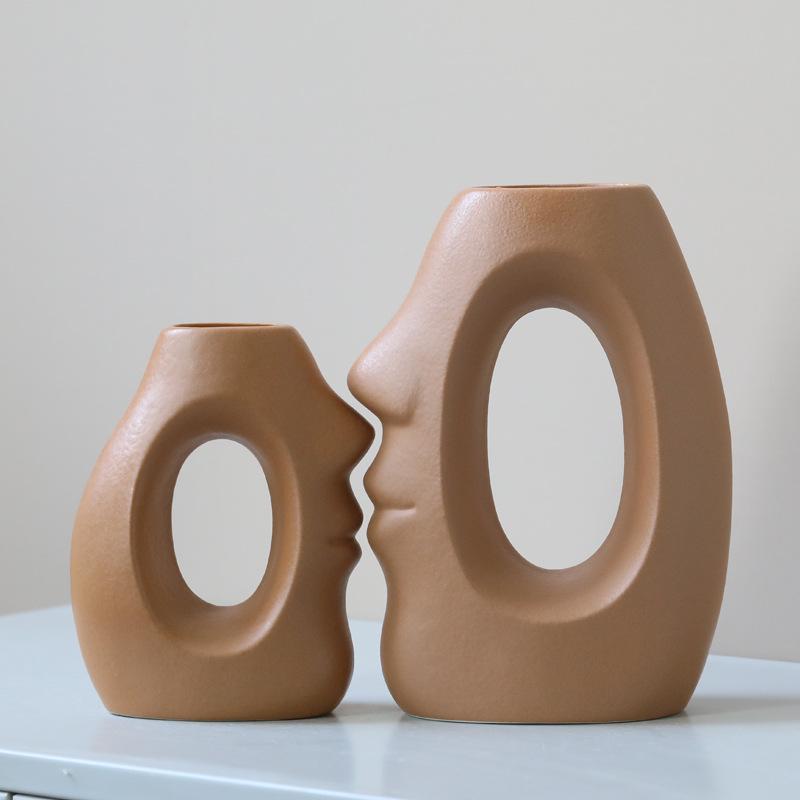 European Ceramic Vase for Home Décor: Ideal for Living Rooms, TV Cabinets, and Wine Cabinets - Perfect for Dried or Hydroponic Flowers