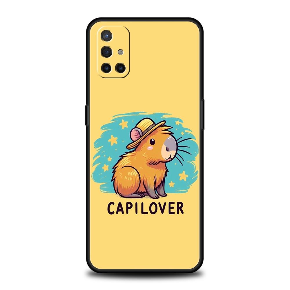 Anime Capybara Porpoise Phone Case For OnePlus 13 12 11 10 9 8 7T Pro 13R 12R 10R 9RT 8T Nord N200 N30 2T CE 2 3 5G Lite Cover