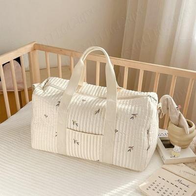 Baby Luiertas Geborduurde Luiertas Organizer Messenger Bag Leuke Cartoon Schoudertas met Rits Bagage Draagtas voor Reizen