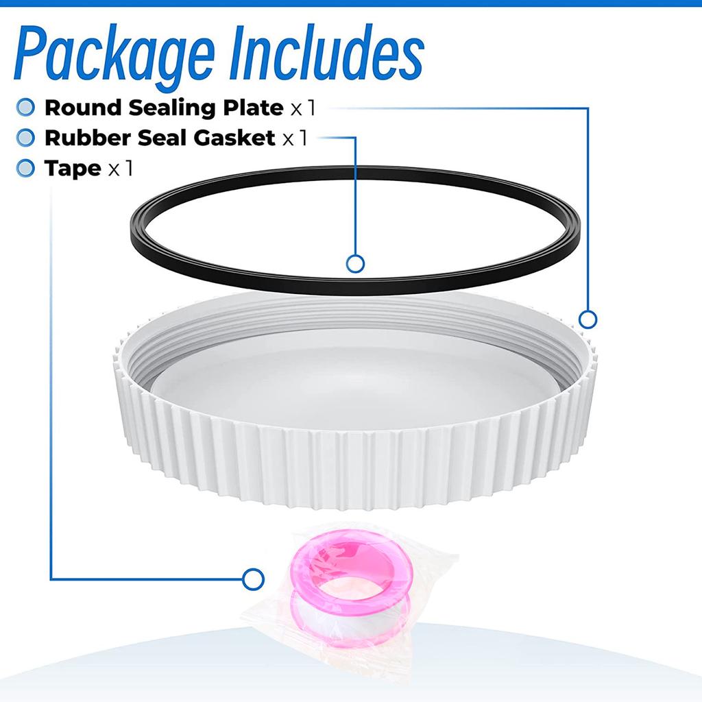 Sand Pumps Conversion Kit Conversion Set Replacement Parts Plastic Material for Sand Filter System Summer Wave SFX600