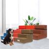Luxurious Leather Dog Stairs For Small Dogs Perfect For Climbing Onto Sofas And Beds