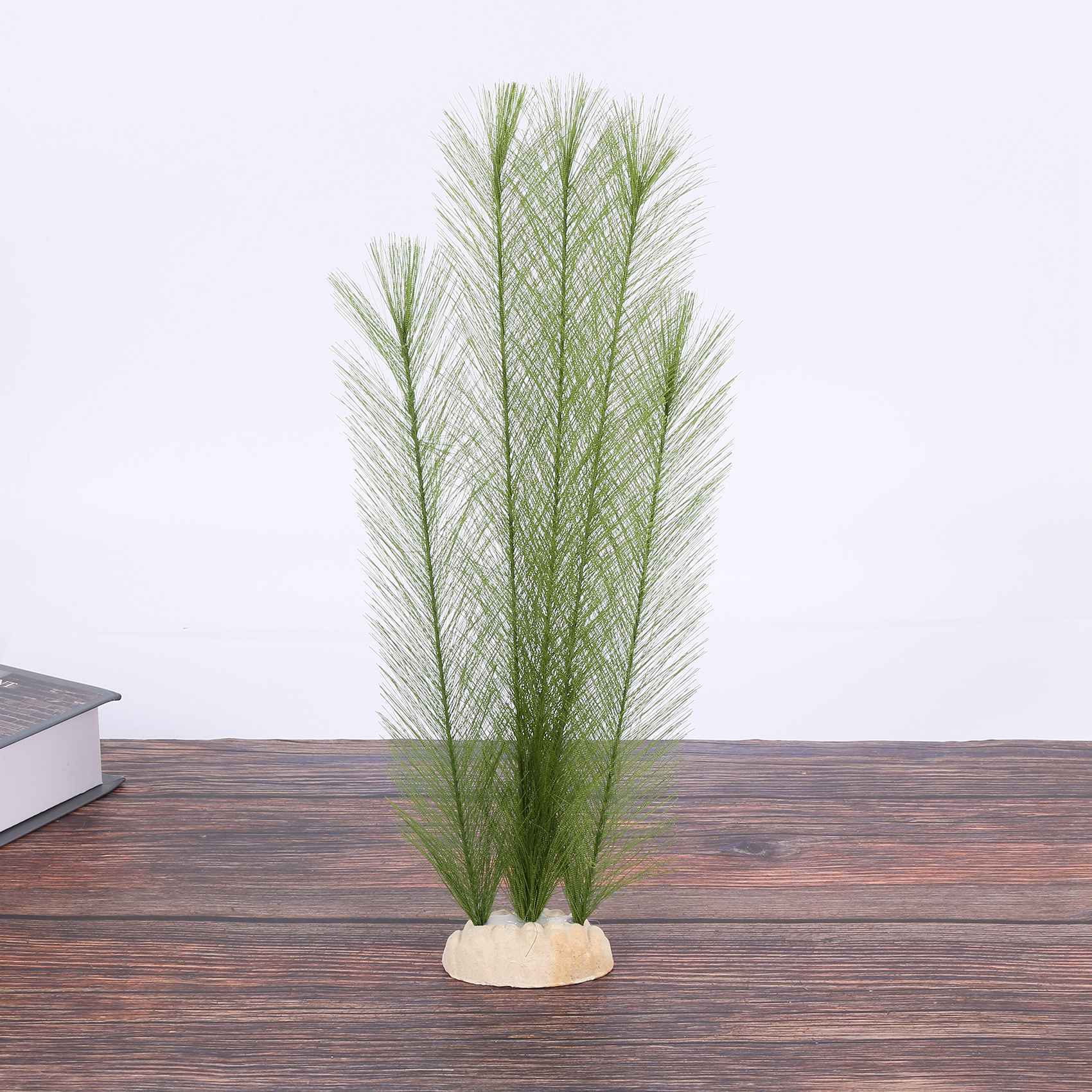 

ABWR-9Pcs Aquarium Decorations Fish Tank Artificial Green Water Plants Made Of Silk Fabrics Plastic, Non-Toxic And Safe