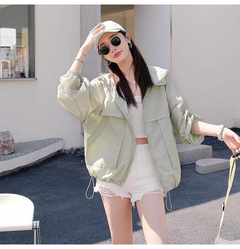 2026 Women's Summer Sun Protection Quick-Drying Hooded Jacket - Breathable, Lightweight, and Fashionable