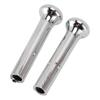 2PCS Car Chrome Door Lock Knobs IN6728Z Anti Scratch Personalized Auto Inner Door Lock Knob Pull Pins for Vehicle