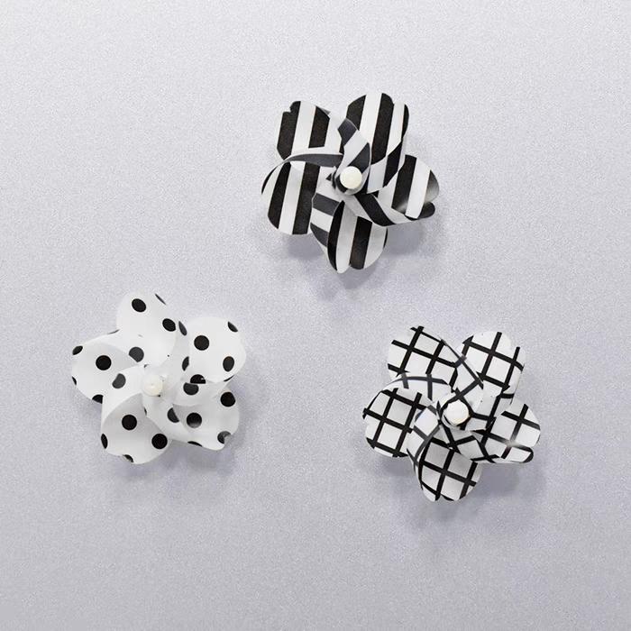 

3 шт. Персонализированные и забавные 3D Магниты на холодильник Счастливая вращающаяся ветряная мельница , Креативный магнит на холодильник для сообщений, Декоративный