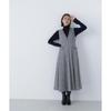 Beauty Tweedy Fringe Jumper Skirt [Natural Basic] [Brown/M]
