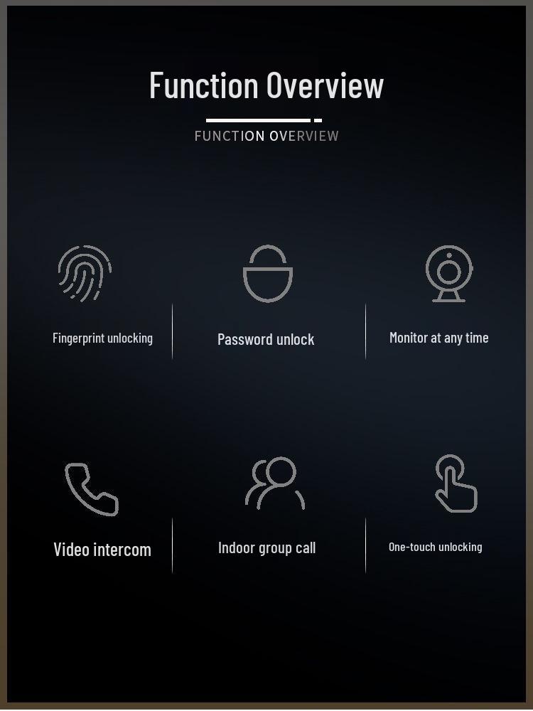 7-inch HD Wired Visual Intercom Doorbell for Home Monitoring and Smart Villa Access Control System