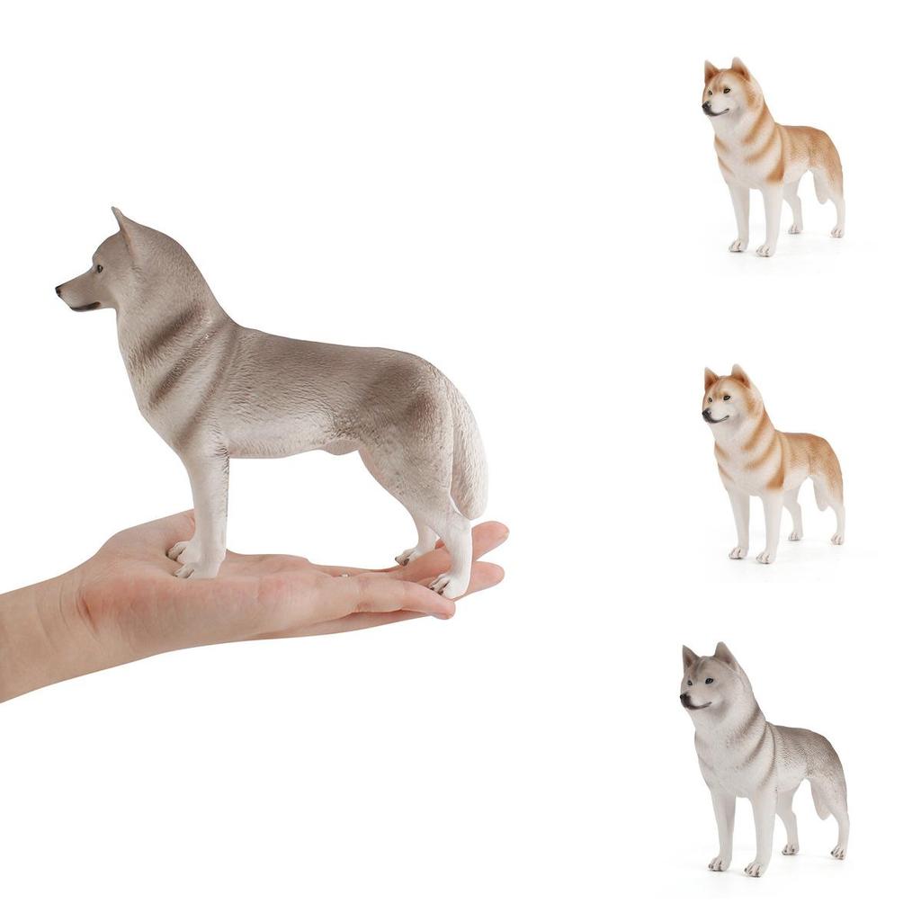 Pvc Husky Figurine Collectible For Home Office Decor And Animal Fans