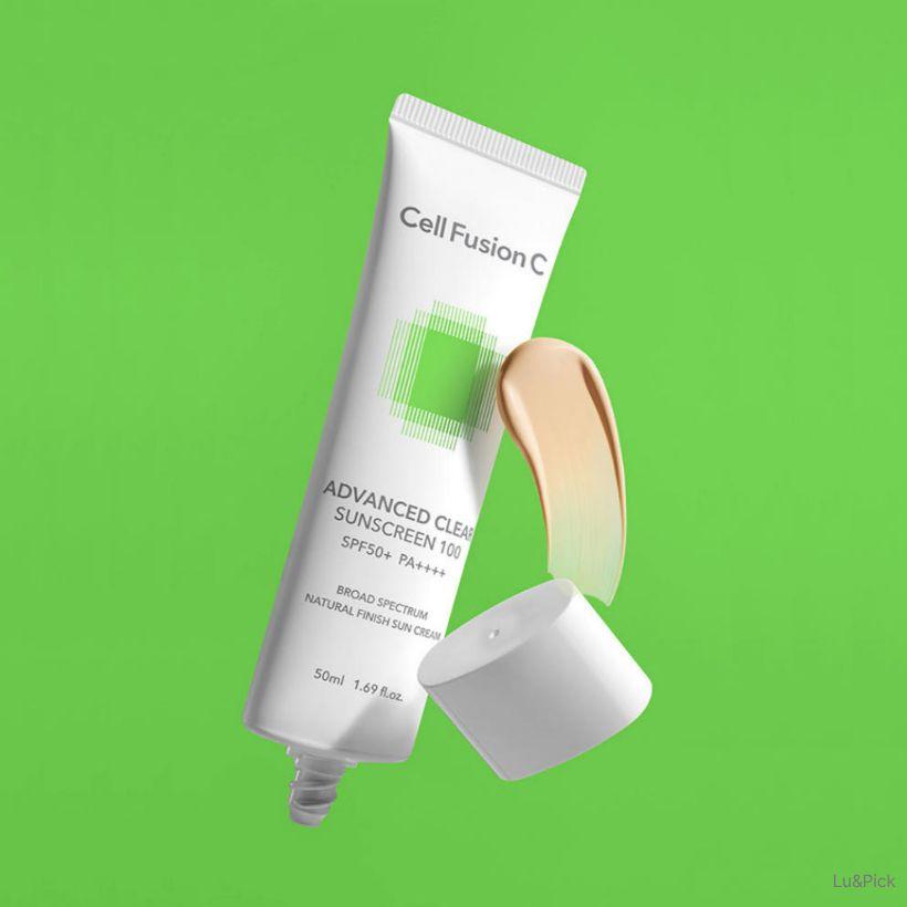 Cell Fusion C Zaawansowany filtr przeciwsłoneczny Clear 100 SPF50+ PA++++ 50 ml (+Darmowy prezent)