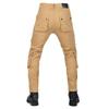 Mens Motorcycle Riding Pants Multi-pocket Workwear Denim Racing Fall Protection