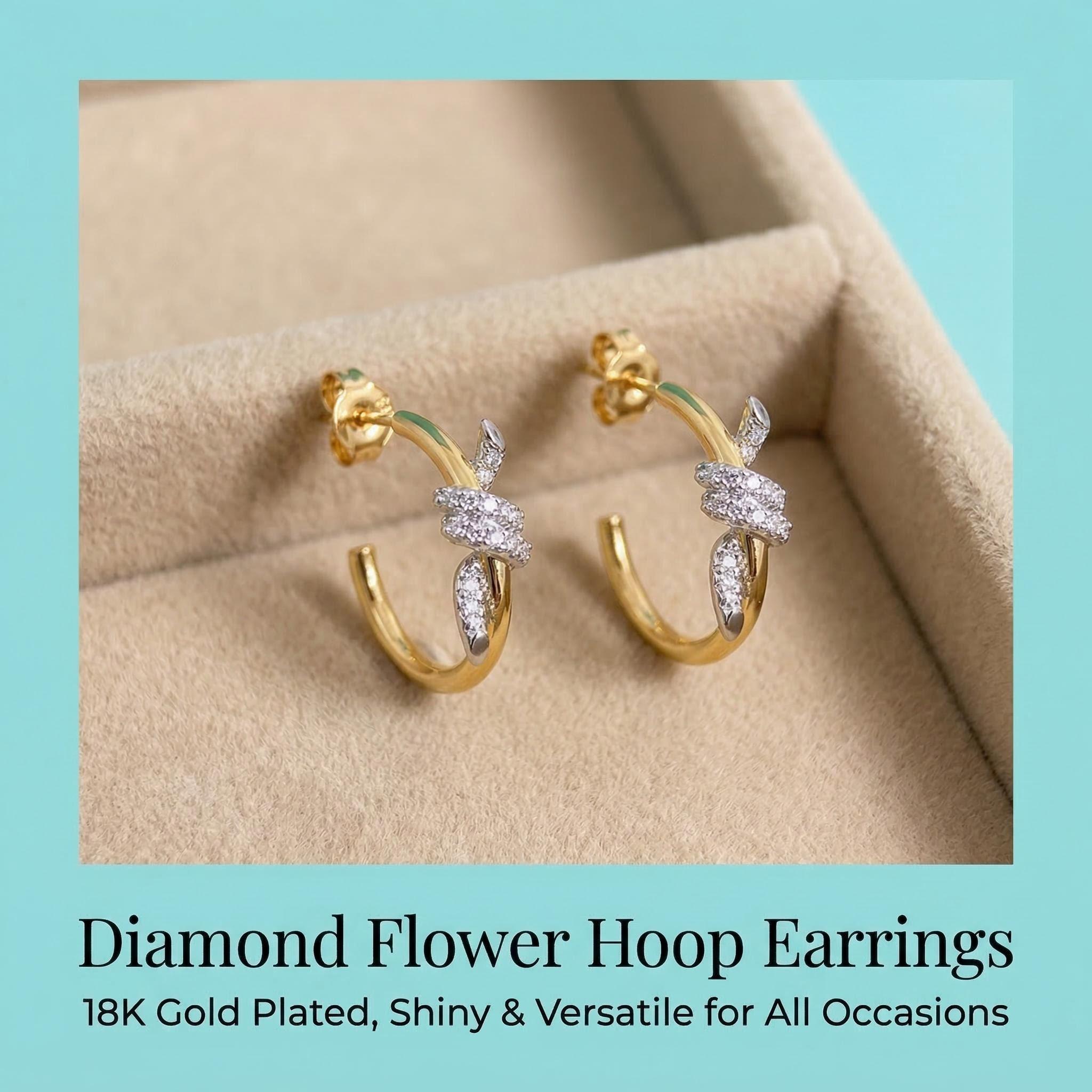 

Золотые Серьги-Кольца Узел из Веревки, Инкрустированные Алмазами Высококачественные Ювелирные Изделия, Подарки для Повседневного Ношения, Ограничений по Полу Нет, Не Только Ручная Работа розового золота