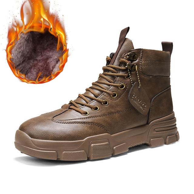 Prabangūs, mikropluošto vyriški kariški batai, suvarstomi vyriški armiški batai su siūlais, darbiniai batai lauke, vyriški, žieminiai, laisvalaikio batai