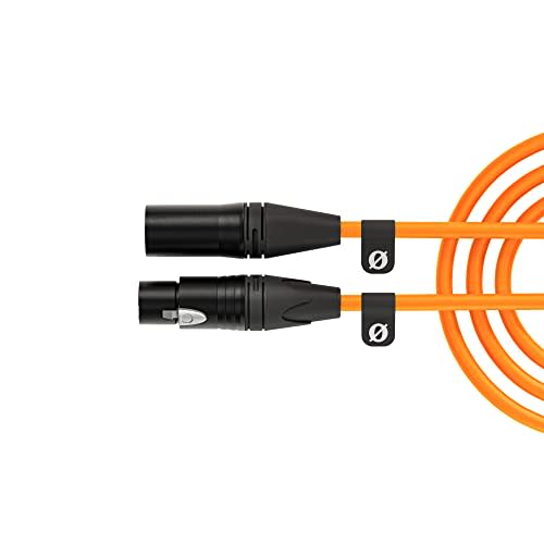 RODE Microphones XLR-3 XLR Cable, Orange, XLR3M-O