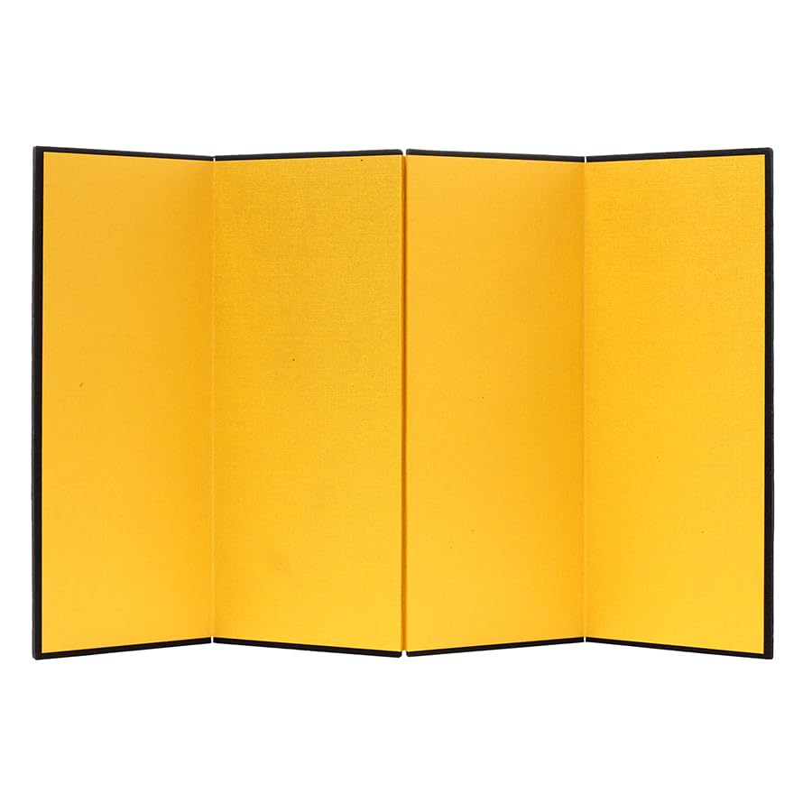 Mini Gold Folding 4 175 x Brightens up Your Decorative Items with Elegant Shiny Gold Screen, Panels, 300mm, CCM-2-005, Paper, Silk-Patterned Paper,