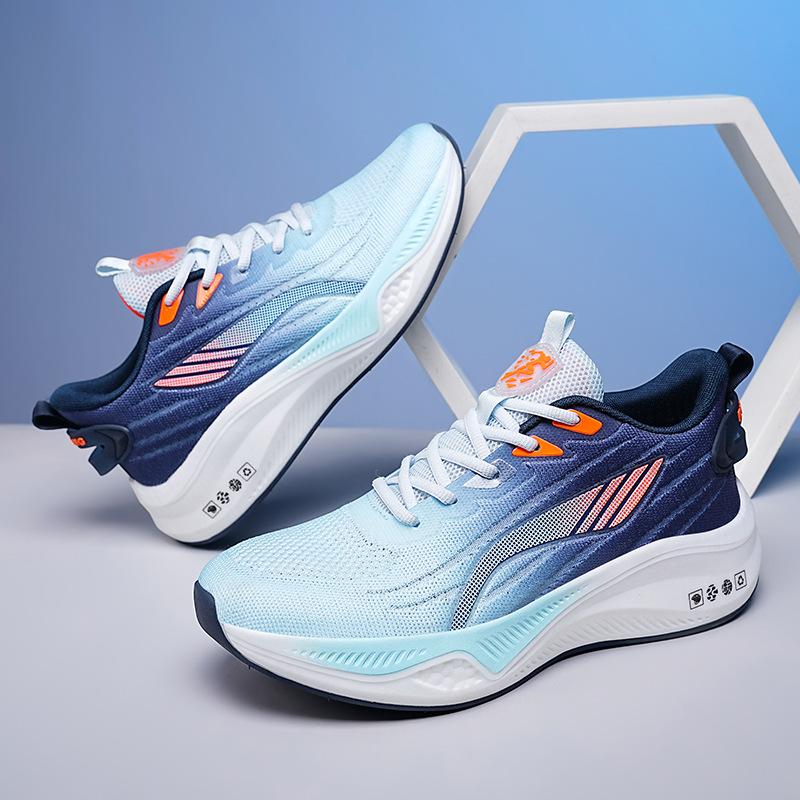 Lace-up Mesh Men's Sports Shoes Spring and Summer Fashion Low-top Round-toe Running Shoes Daily Soft Sole Casual Shoes