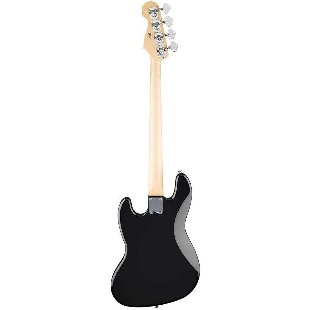 Fender Fender Electric Bass Standard Jazz Bass®, Maple Fingerboard, Black Pickguard, Black with S...