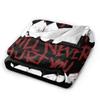 My Chemical Romance Band Blanket Music Super Warm Aesthetic Plush Throw Blanket For Bedroom Camping Flannel Bedspread Bed Cover