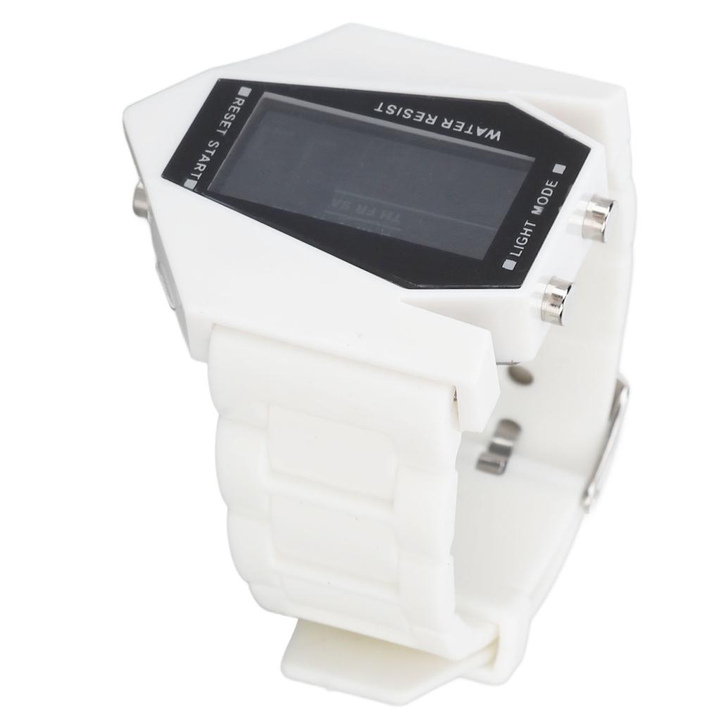 Sport Elektronisk Klokke Dato Vis Alarm Funksjon Flystil Vanntett LED Elektronisk Klokke