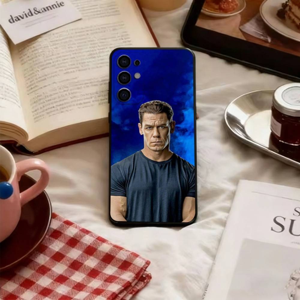 Wrestler John Cena Phone Case Soft black For Samsung S25,S24,S21,S22,S23,S30,Ultra,S20,Plus,Fe,Lite