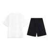Li-Ning Comfortable Fashionable Simple Versatile Breathable Round Neck Short Sleeve Casual Sports Suit Unisex Sportswear AHSV291-1+AKSV291-1