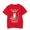 My Level of Sarcasm Depends On Your Level of Stupidity Graphic Tshirt Funny Cat Tshirt Fashion Harajuku T-shirt Men Brand Tees