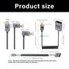 2.1 version 8K60hz Cable Microed to Standard 48Gbps Fast Speed Dynamic Support 4K120Hz Coaxial Design Flexible Cord