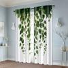 2pcs   Curtains&Window Treatment The Green Plants Have Climbed the Wall Versatile 100% Polyester (without Rod) Festive Perfect