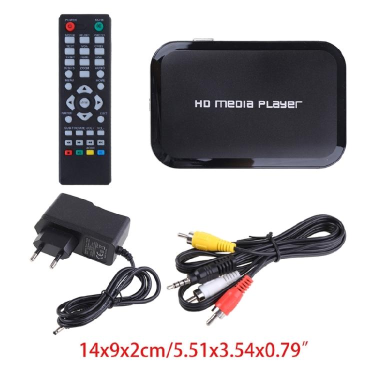 Mini 1080P HDMI Video Player VGA AV Video Media Player TV Box HD Video Player
